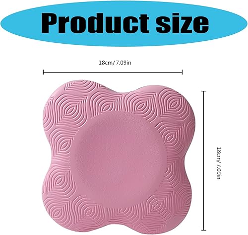 Miniatura 9 de Yogas Rodillamiento Almohadilla Protectora Antideslizante Yogas Almohadillas de Espuma Deportiva Cojín de Equilibrio Suave Almohadilla Plana Duradera