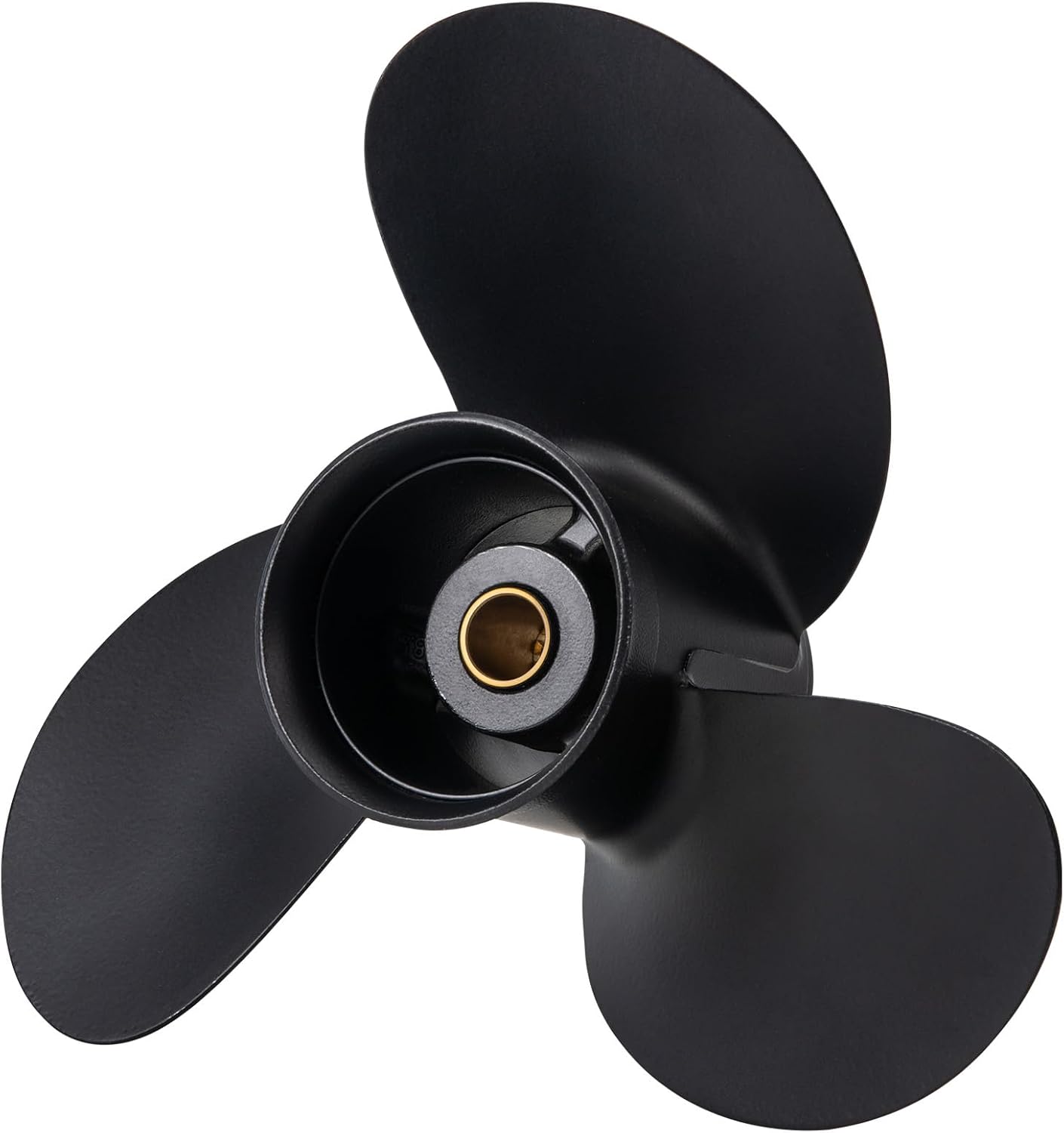 8.9 x 9.5 Aluminum Outboard Boat Propeller for Tohatsu & Mercury Engines 8-9.9HP, 12 Spline Tooth, 3B2B64519-1, Compatible with Tohatsu & Mercury 8HP 9.9HP, RH
