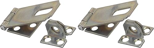 National Hardware N102-145 30 cerrojos de seguridad en zinc, 2-12" (paquete de 2)