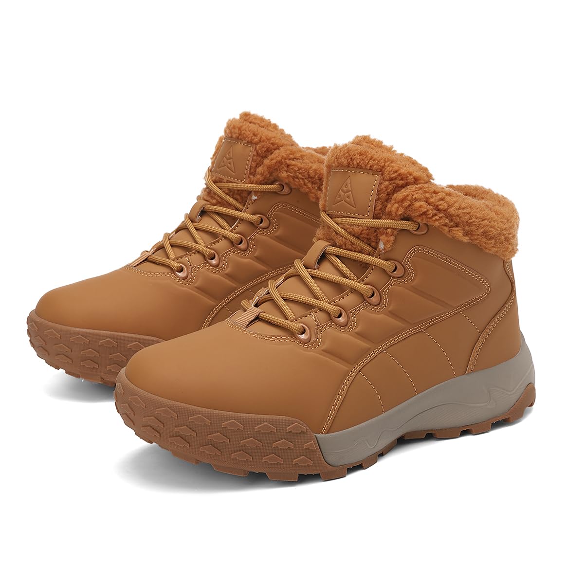 Damen Schneestiefel Warm Gefütterte Wasserdicht Outdoor Rutschfeste Trekking Winterstiefel