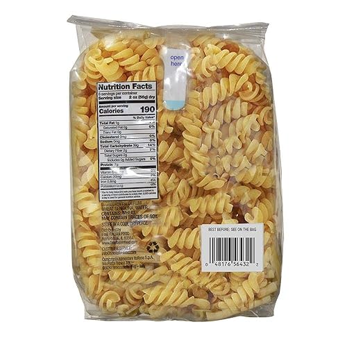 Miniatura 3 de Mantova Italian Bronze Die Spirali Pasta – 100% trigo duro sémola bronce troquelado Spirali – 16 onzas (paquete de 6) – Producto de Italia