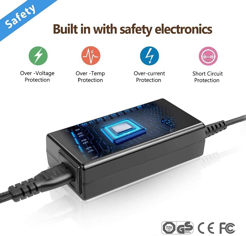 19V 3.42A DC Power Supply, 100V-240V AC to DC 19Volts Replacemen for 19Vdc Laptop LCD TV Monitors Speaker Soundbar Power Cord Adapter - Image 5