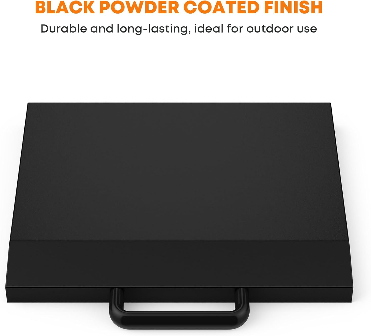 Stanbroil Hard Cover Hood for Cuisinart CGG-501 Gourmet Gas Griddle, Powder Coated Steel Griddle Lid with Handle, Black