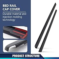 Vista 5 de PIT66 Tapa de Riel de Cama de Camión, Compatible con 1999 2000 2001 2002 2003 2004 2005 2006 2007 Chevy Silverado / 99-07 GMC Sierra 1.98m