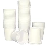 Rupert and Jeoffrey's Trading Co. 100 Count White Paper Hot Cups 8 oz