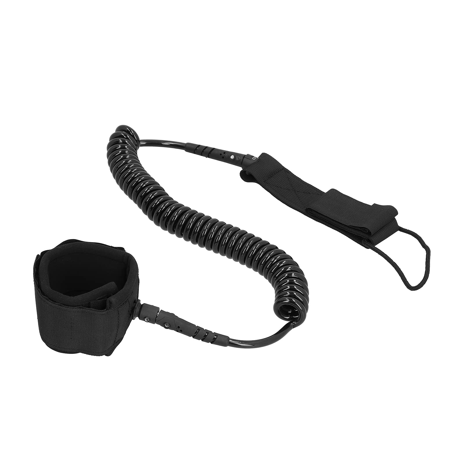 Surfboard Leash Rugged Comfortable Stand Up Paddle Board Leg Ankle Rope for Surfing Safety (Red) (Black)