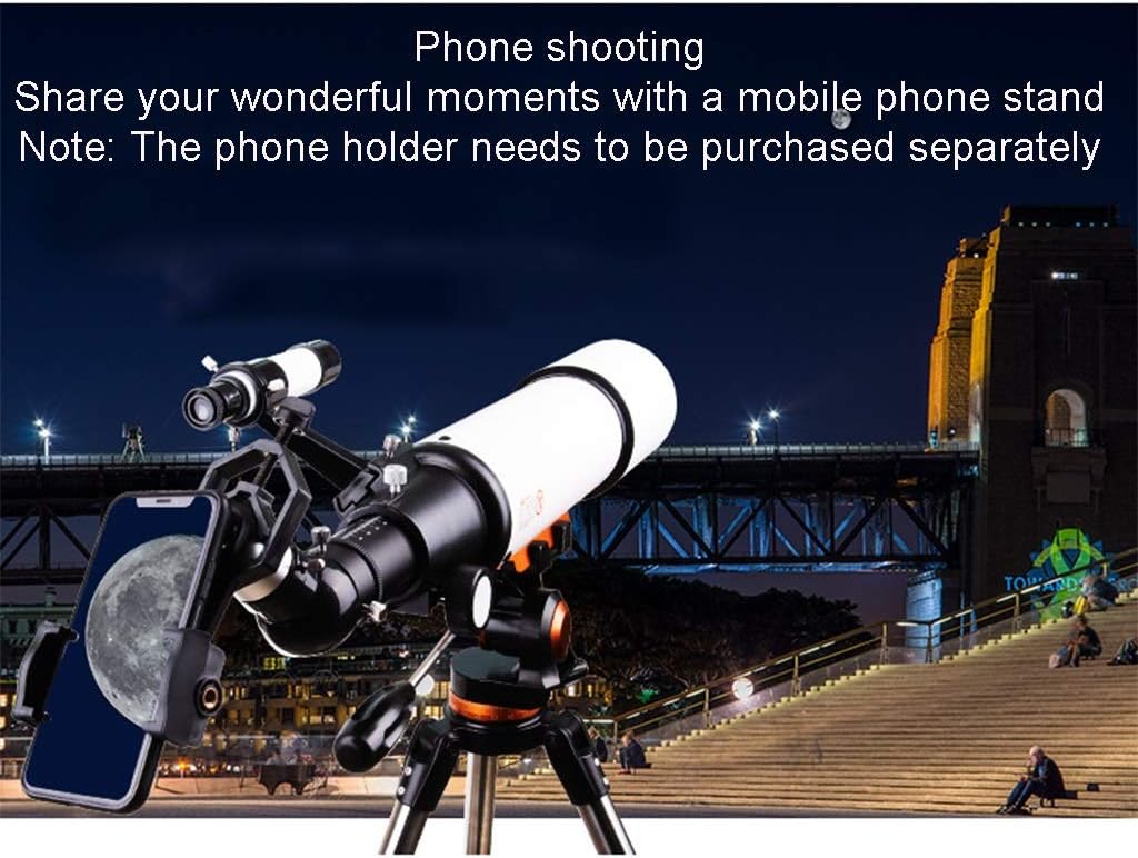 Telescope Scope,80MM Large Objective Lens,telescopes for Adults Astronomy,Telescope with Carry Bag and Tripod for Kids Beginner