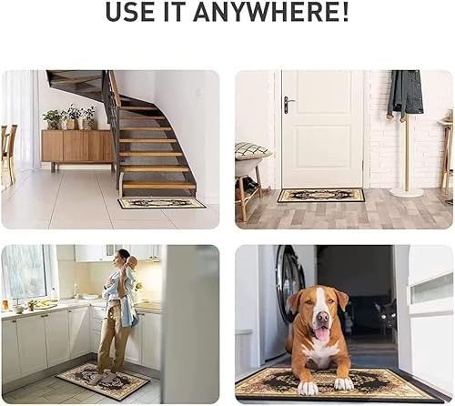 Miniatura 4 de Tapete de baño de franela de bienvenida para interiores, tapete de baño de cerveza Scottie, regalos personalizados, decoración del hogar, regalo de