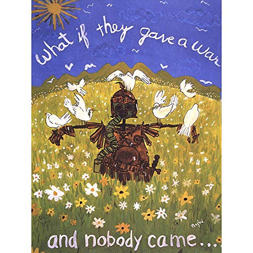 Wee Blue Coo Prints Propaganda Political War Vietnam Draft Protest USA Dove Art Print Poster 30X40 CM 12X16 IN Político Guerra Estados Unidos de America Lámina Póster