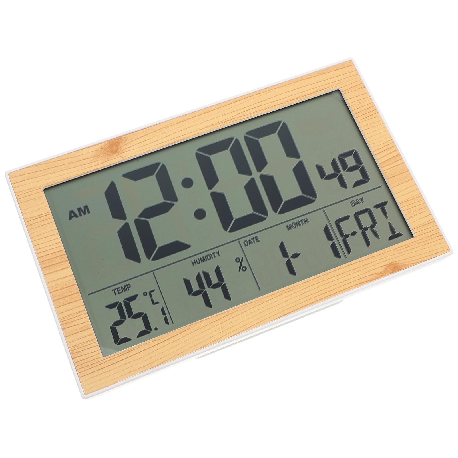Horloge numérique murale Gatuida multifonction avec température pour salon