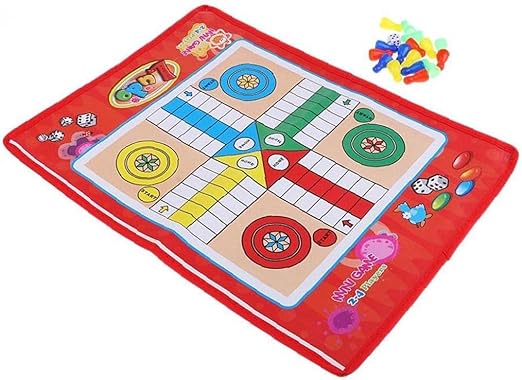 Amazon Co Jp ルドーゲーム アウトドア インドア パーク 旅行用 ポータブル キッズ ルードチェス ゲーム 家族 子供 35 26 5cm ボードゲームセット おもちゃ