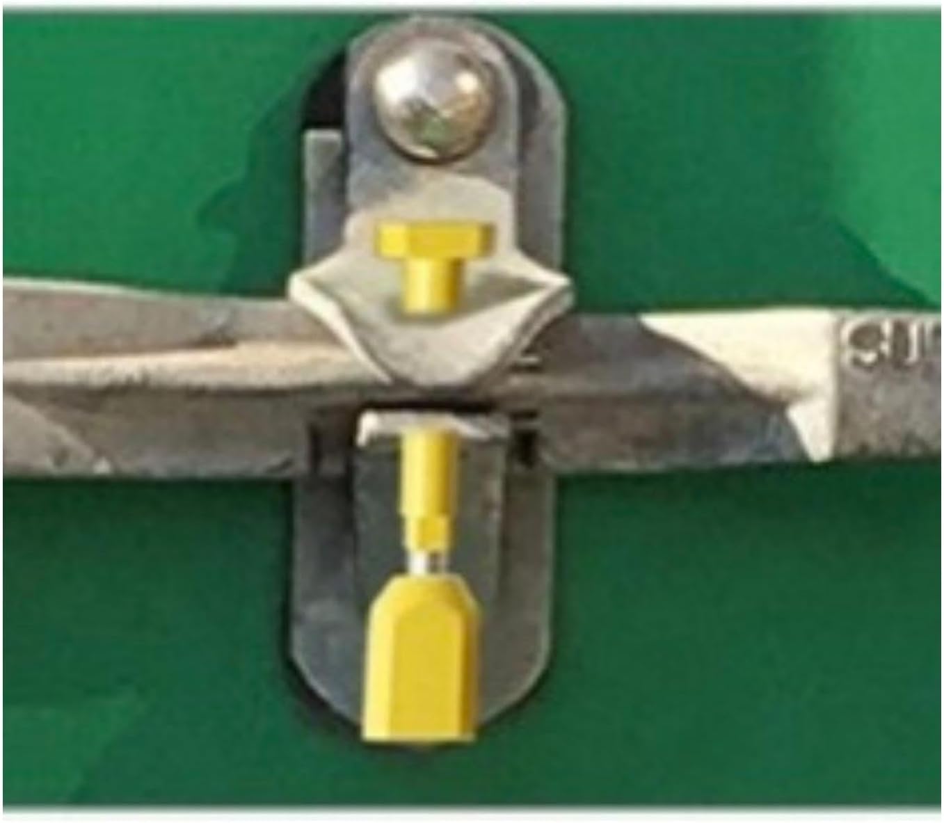 Yellow Hexagonal Bolt Seal, 250PCS, Metal, Anti-Spin, High Security, C-TPAT / ISO 17712:2013 Compliant, Cargo Container & Truck Trailer Seal