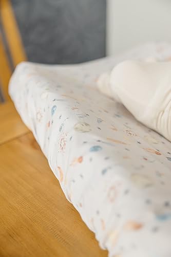 Miniatura 6 de Copper Pearl Funda de punto para cambiador de alta calidad, suave, elegante y universal para todos los cambiadores de pañales estándar, fundas de