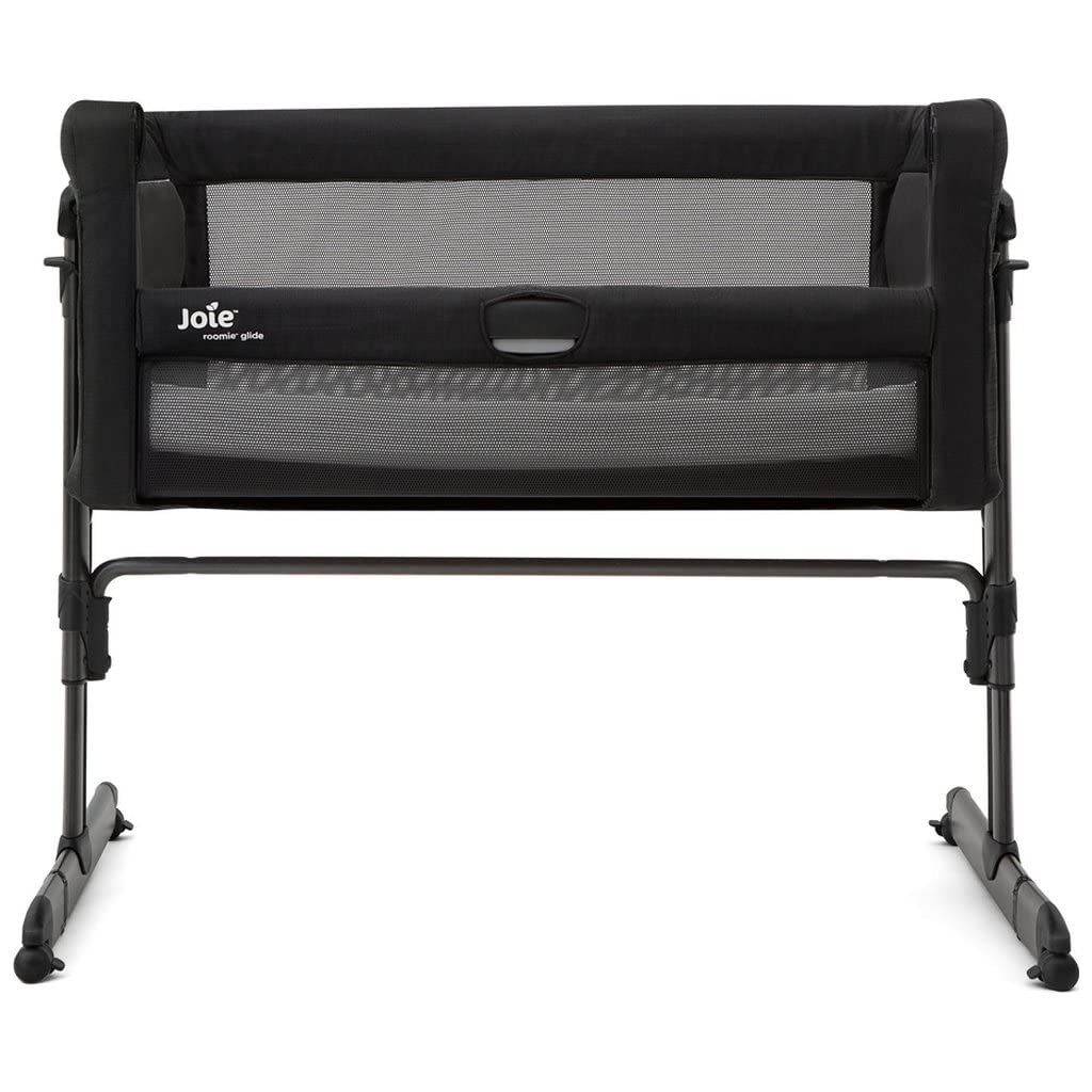 Joie roomie™ glide culla fianco letto, lato apribile, movimento oscillante, inclinazione rilassante, altezza regolabile, borsa da viaggio – dalla nascita a 6 mesi (0–9 kg), shale