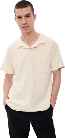 RHYTHM Mens Vintage Terry Polo