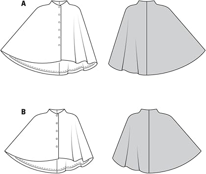 Pattern, Burda, 6063, Capes