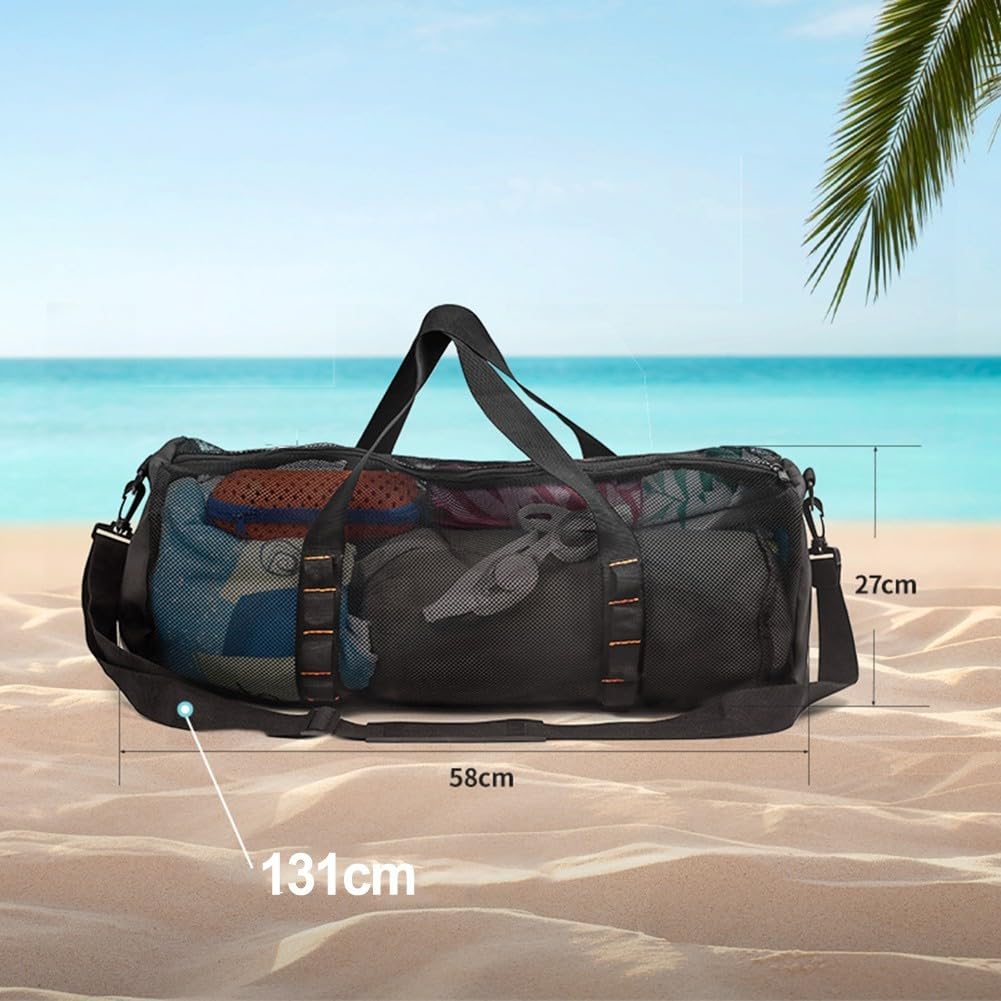 Borsa a rete per immersioni subacquee, borsa da viaggio pieghevole per attrezzatura subacquea e snorkeling