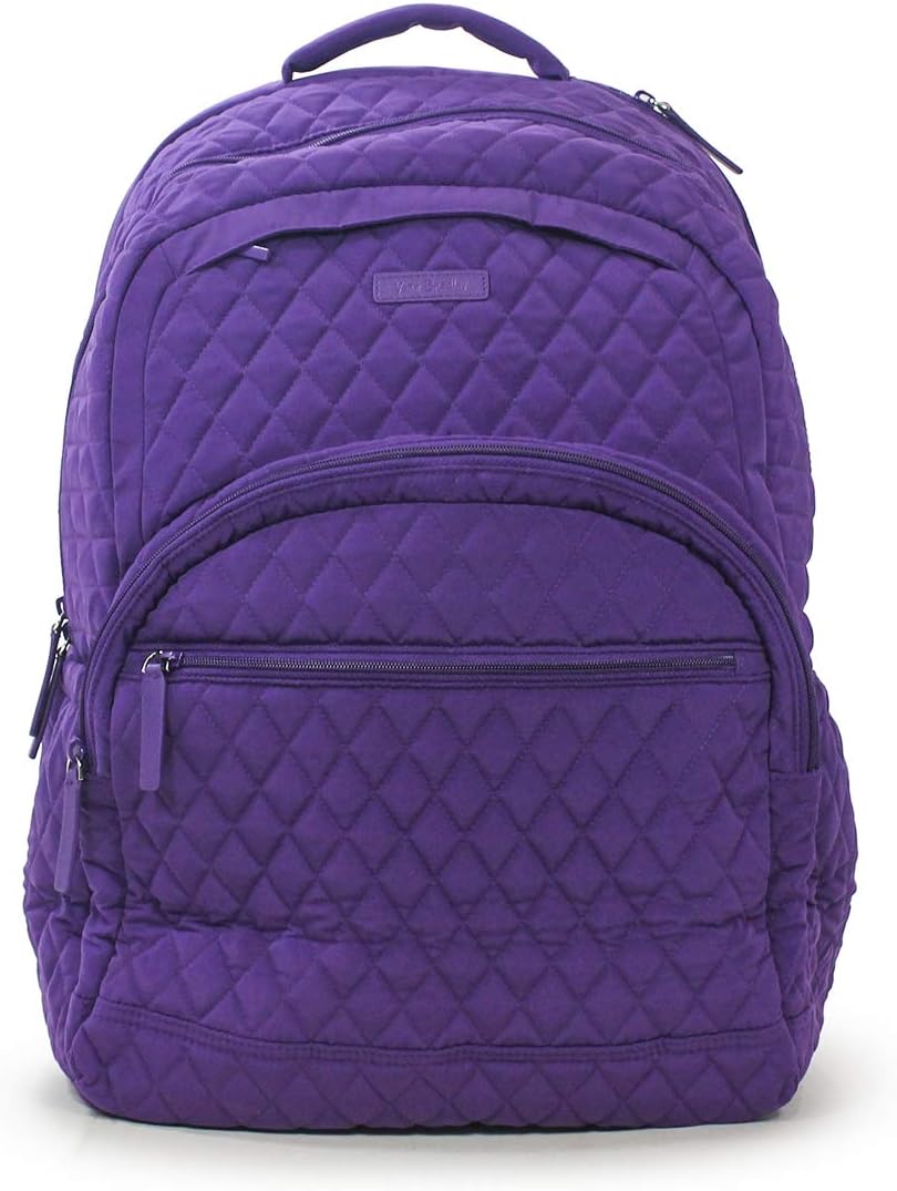 Vera Bradley Essential Large Quilted Microfiber Backpack
