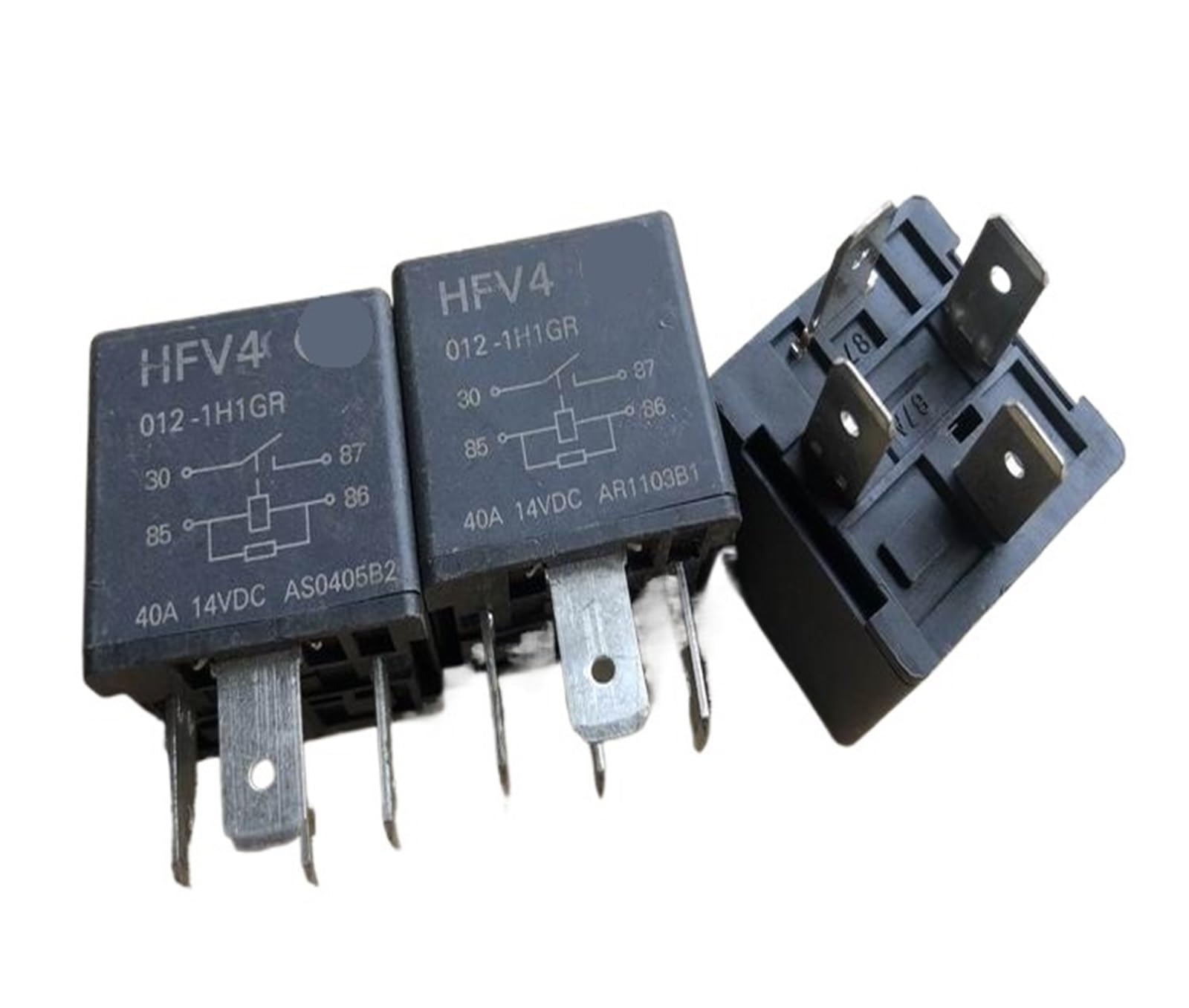 YZWRWRMKTB 1pc HFV4 012-1H1GR (V4-1A-12V-40A) Relay 4 pins ; base