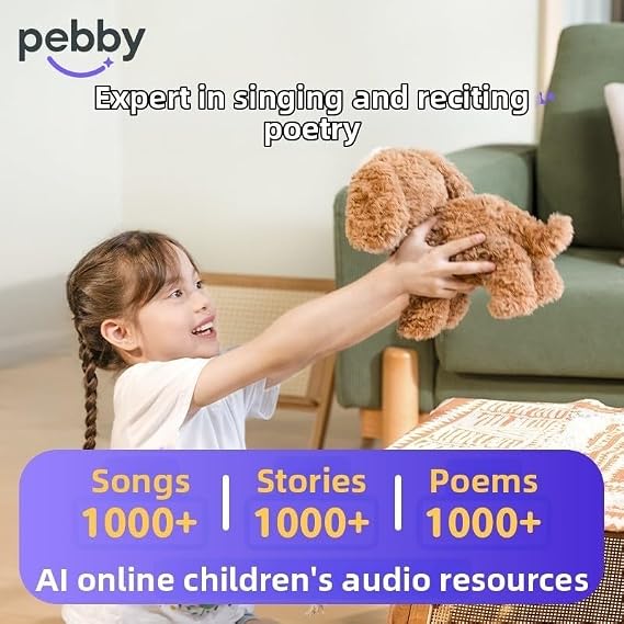 AI Robot Dog for s: Interactive Voice-Controlled for PUPPY with AI Dialogue, Walking & Singing, Educational STEM Toy with Customizable Outfits(B)