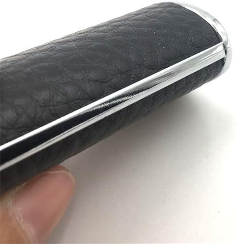 Miniatura 6 de Metal negro cuero encendedor caso cubierta titular para BIC tamaño completo encendedor tipo J6 Negro -,Marrón,Rojo,Blanco