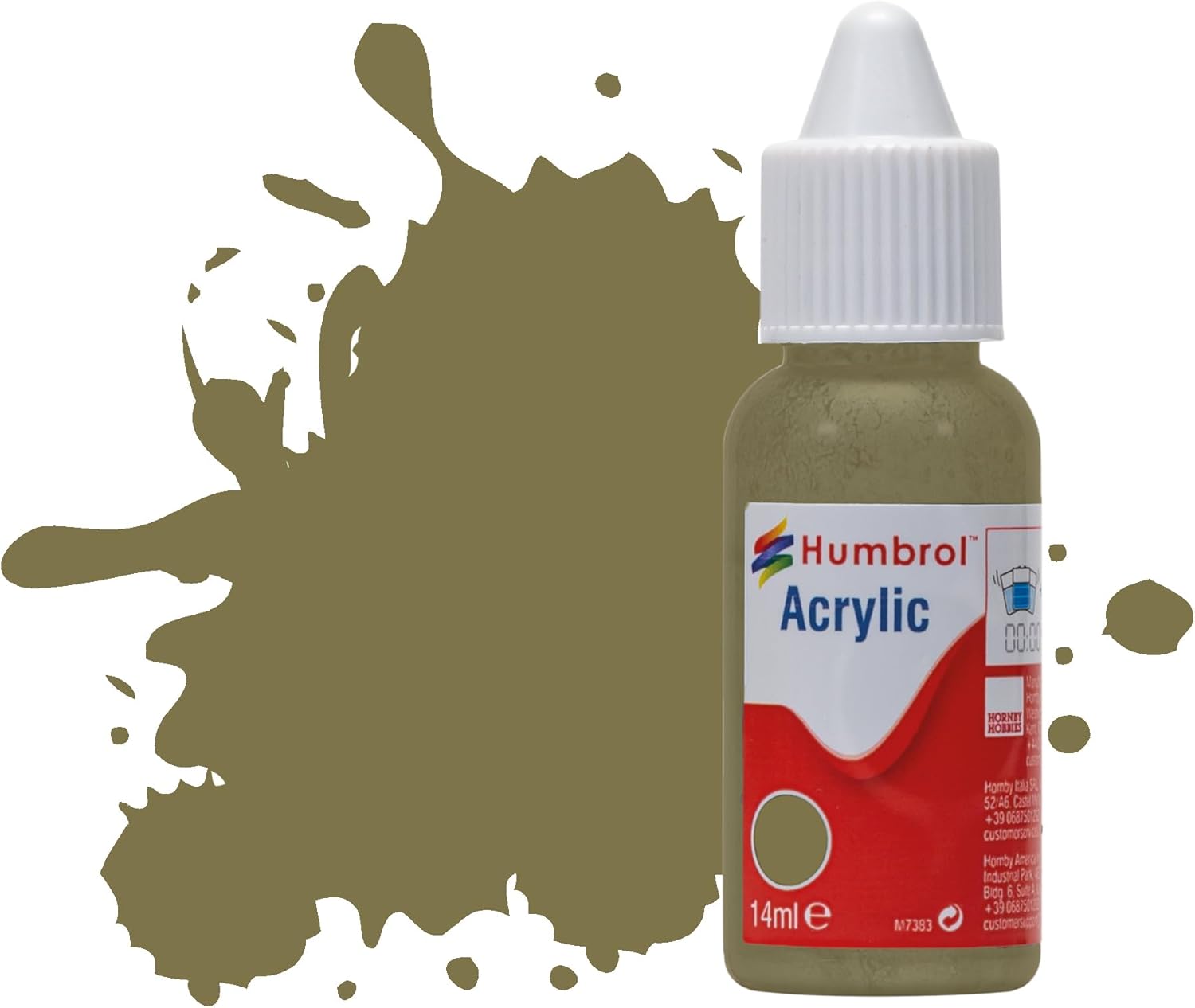 Humbrol No.31 Slate Grey Matt Acrylic Paint 14ml DB0031