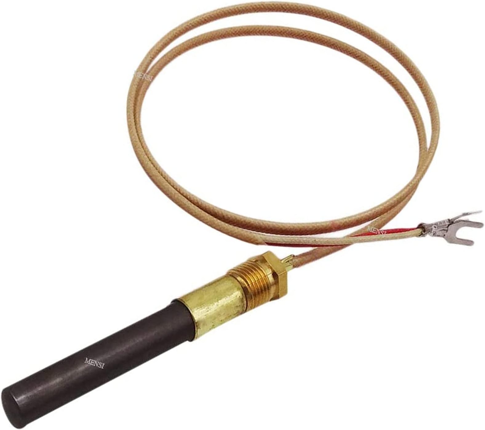 MENSI 24โ 750Millivolt Thermopile Generator Q313A for Propane Natural Gas Fireplace, Deep Fryer,Furnace, Water Heater Parts Pilot Burner Assembly Replacement