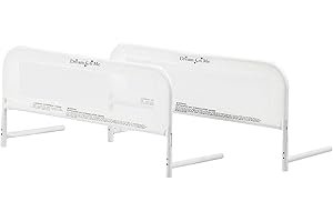 Lightweight Mesh Adjustable Bunk Bed Guard Rail - Double Pack