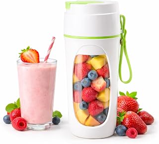 Bigsmall Portable USB Rechargeable Blender for Smoothies, Juices, Milkshakes, Baby Food, Ice Crushing | 340ml | Leak-Proof Price In India