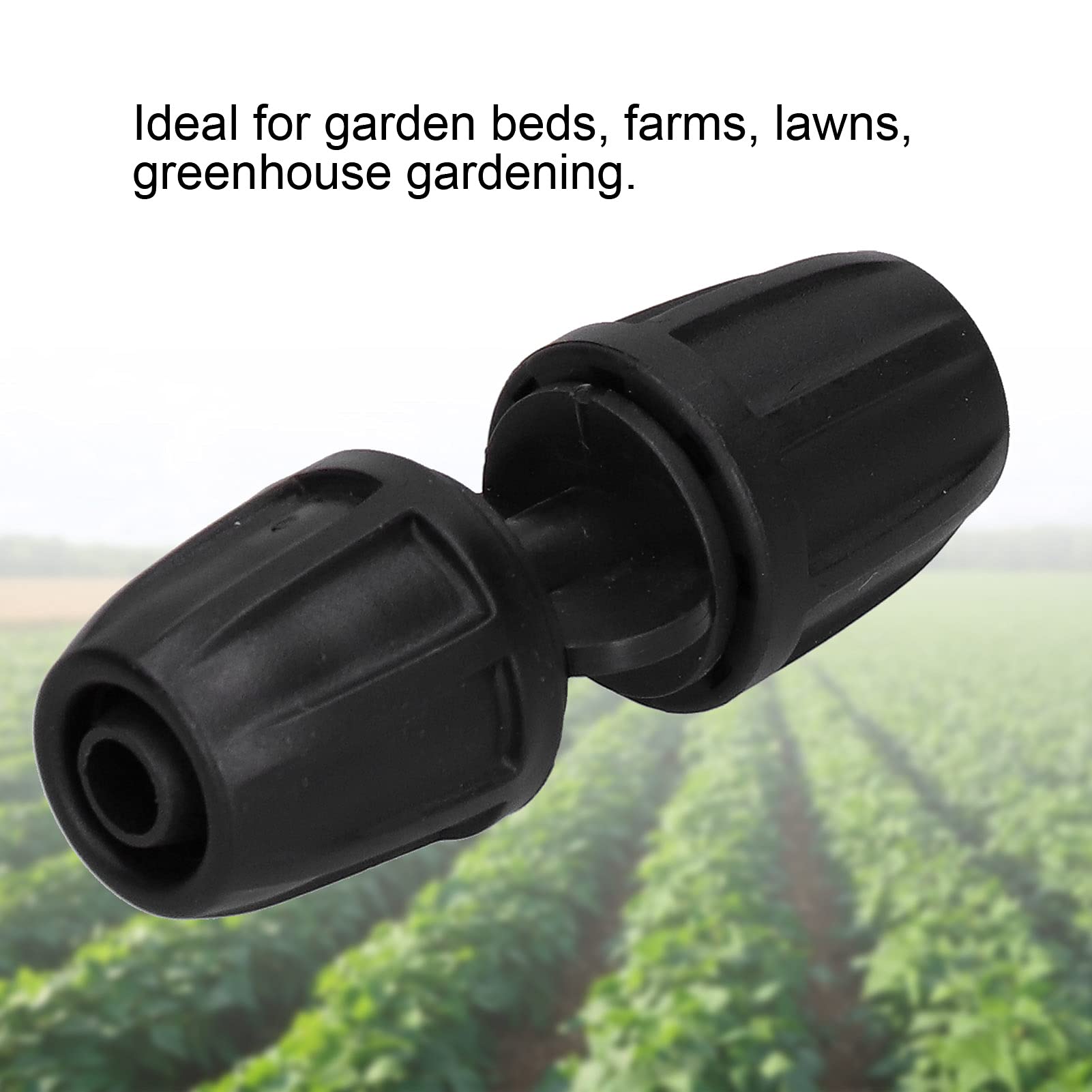 Vitdipy 20Pcs Hose Connector, 8/11 Straight Hose Connector for Garden Beds Farms, Lawns, Greenhouse Gardening and Agricultural - Image 3