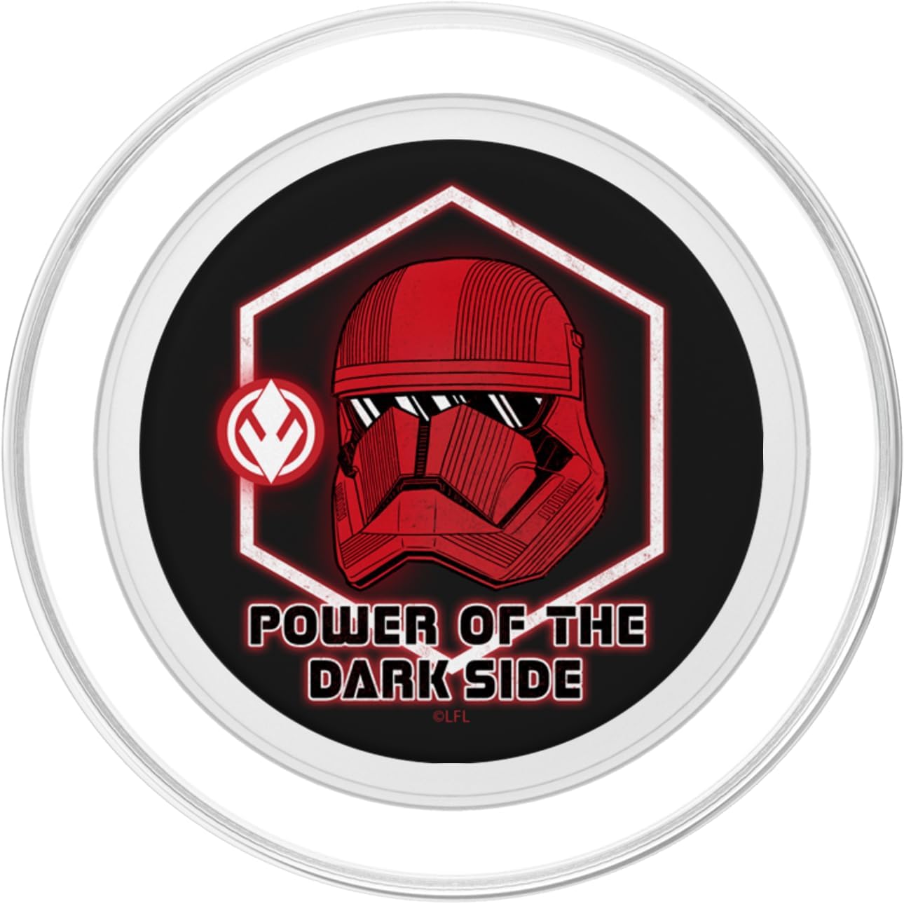Star Wars Red Sith Trooper Power Of The Dark Side Portrait PopSockets MagSafe PopGrip for iPhone
