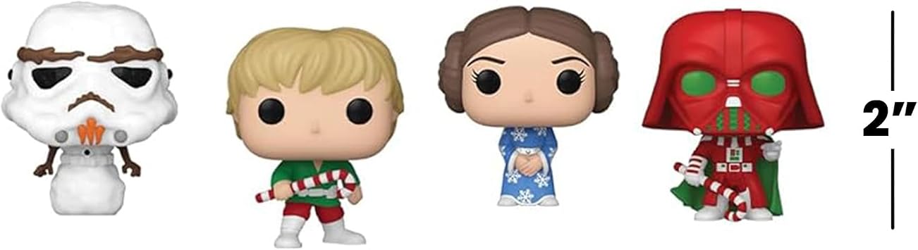 Funko Advent Calendar: Star Wars Holiday - Darth Vader (24 Days) | Official Sci-Fi Merch - Advent Calendar with 24 Days of Mystery Mini Figures - Christmas Countdown Gift for Fans