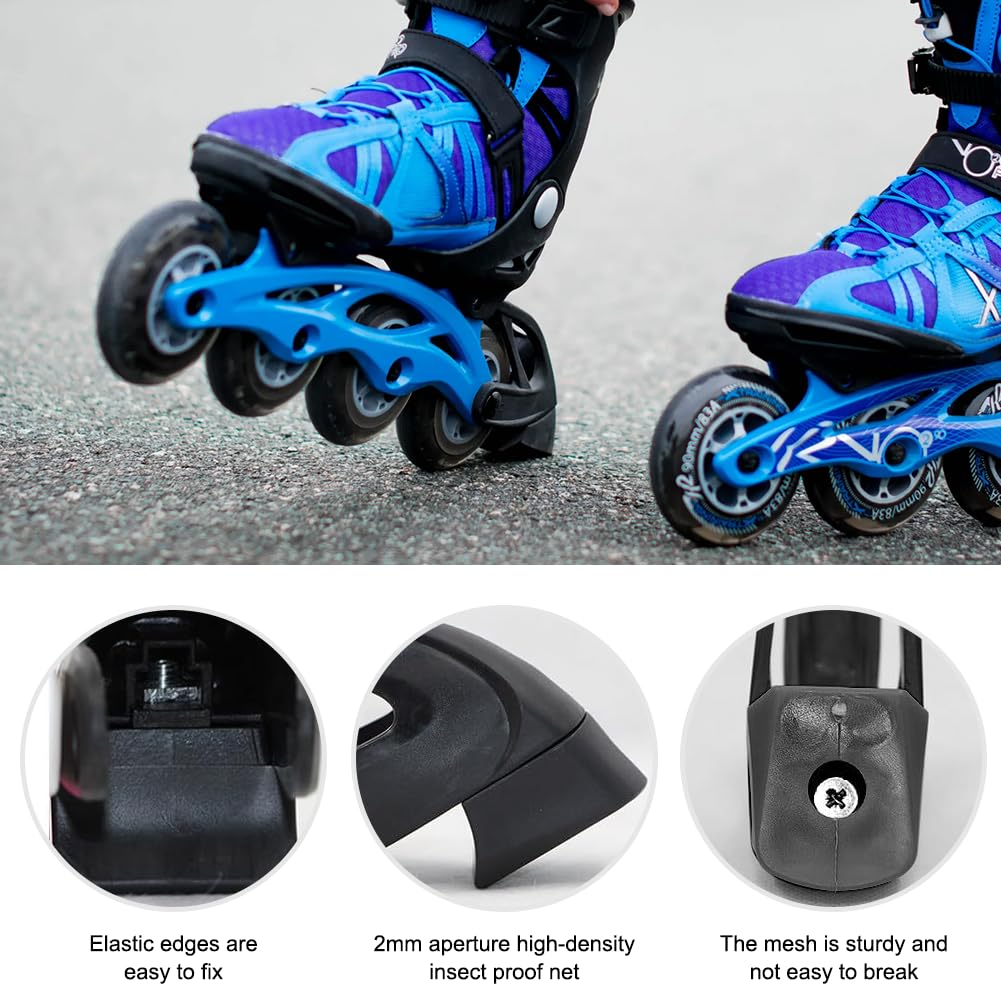 Frenos para patines en línea, juego de freno trasero TPR, pastillas de repuesto PU universal
