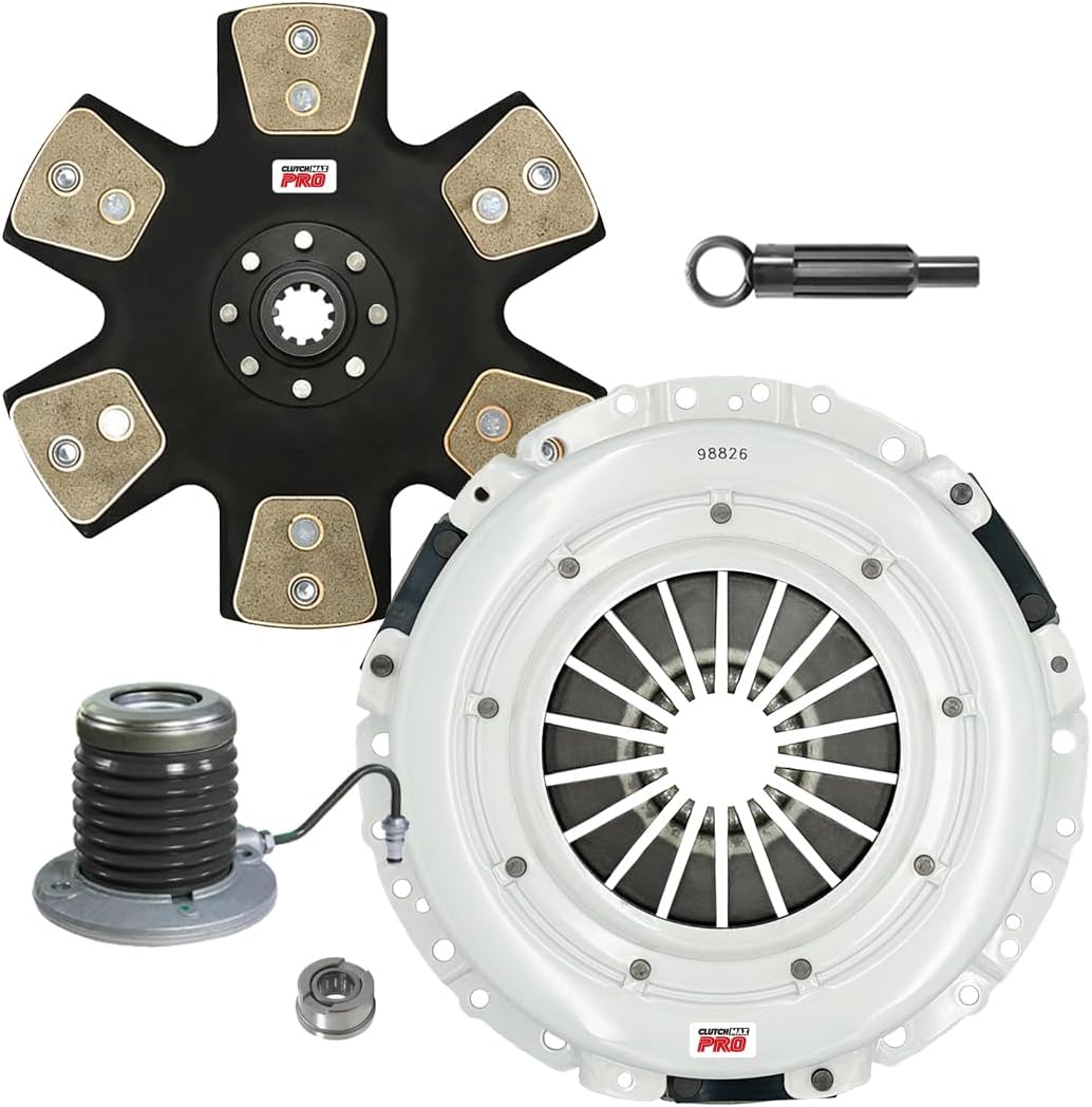 ClutchMaxPRO Performance Stage 5 Clutch Kit with Slave Cylinder Compatible with 2005-2010 Ford Mustang GT; Bullitt 4.6L V8 (CP07187HDDWS-ST5)