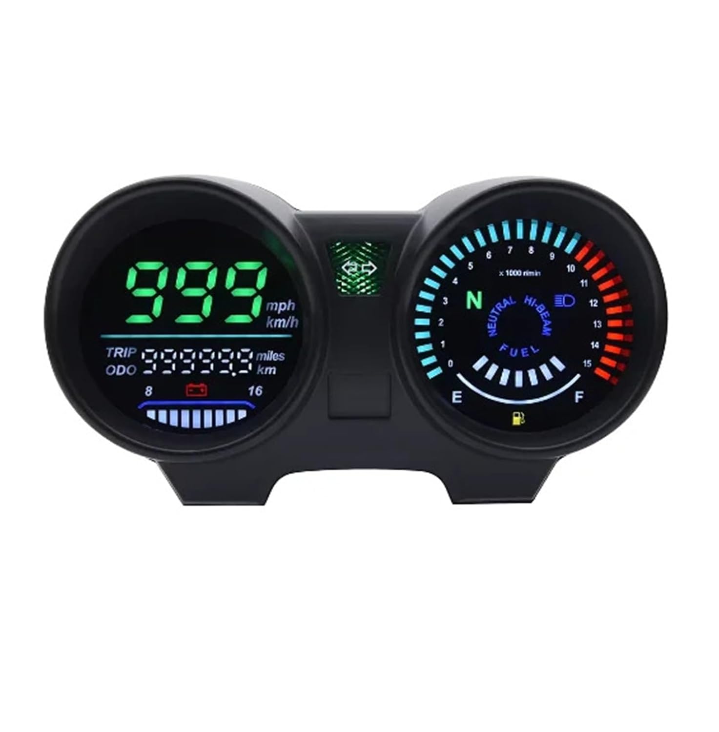 EU Mass Motorcycle RPM Meter Speedometer Digital Board Electronics Panel Brazil 150 CG150 Fan150 2010 2012