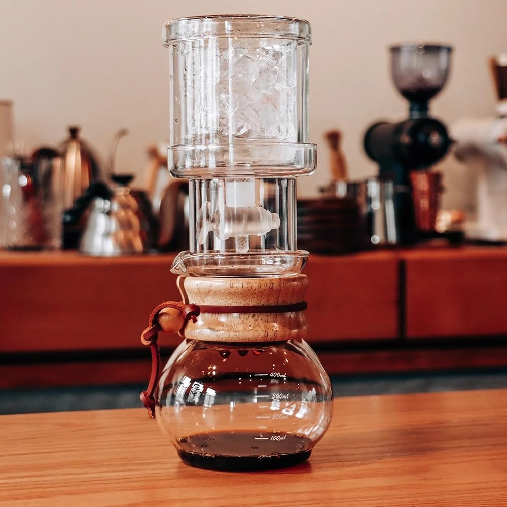 Cold Brew - Caffettiera con caraffa in vetro, per 1-4 tazze