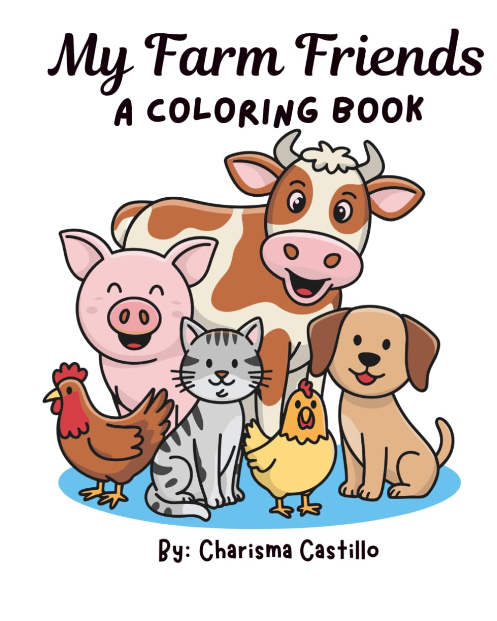 My Farm Friends: A Coloring Book