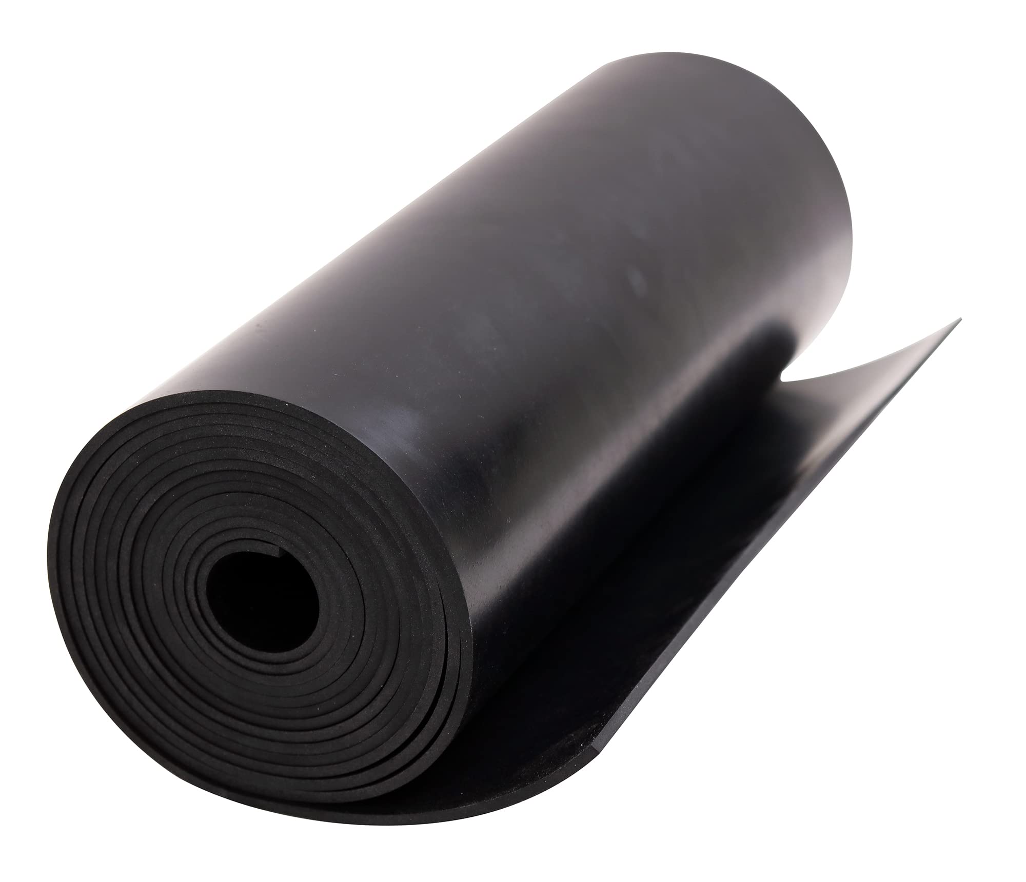 Neoprene Rubber Sheet Solid Rubber Strips Roll PadInsulation for Weather Stripping, Gasket, Shield, Costume, Seal, DIY (1/8 (.125)" Thick, 12" Wide X 10' Long)