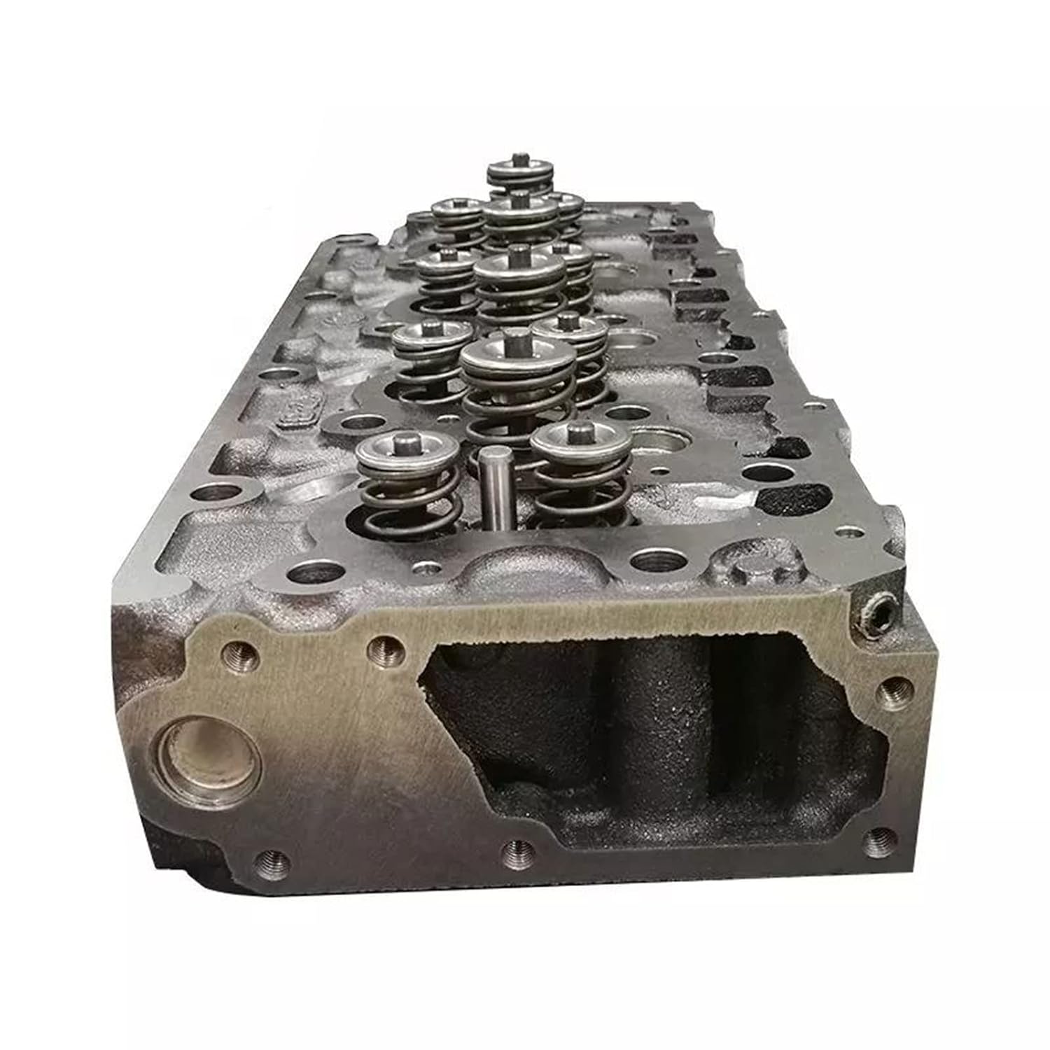 Complete Cylinder Head Assy & Full Gasket Set Compatible with Kubota V3300 V3600 12V Engine