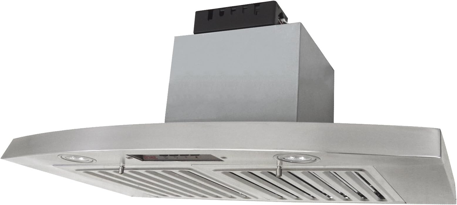 KOBE RAX2830SQB-2 Brillia 30-inch Under Cabinet Range Hood, 3-Speed, 650 CFM, LED Lights, Baffle Filters