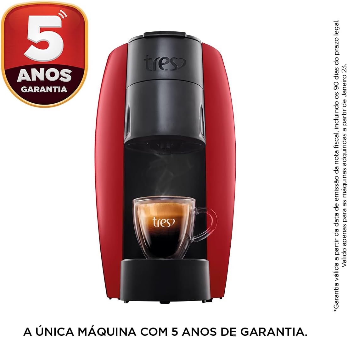 Cafeteira Espresso LOV Vermelha: Testado por 7 dias para café perfeito