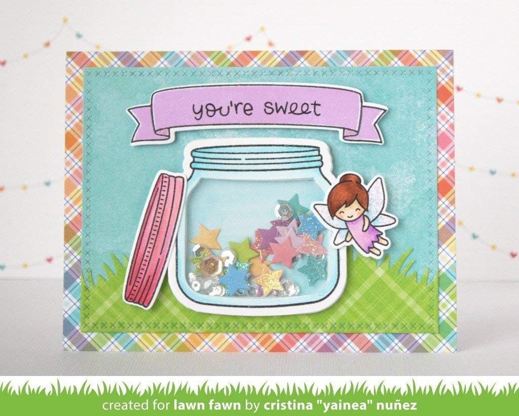 LAWN FAWN Bean Clear Stamps 4"X6"