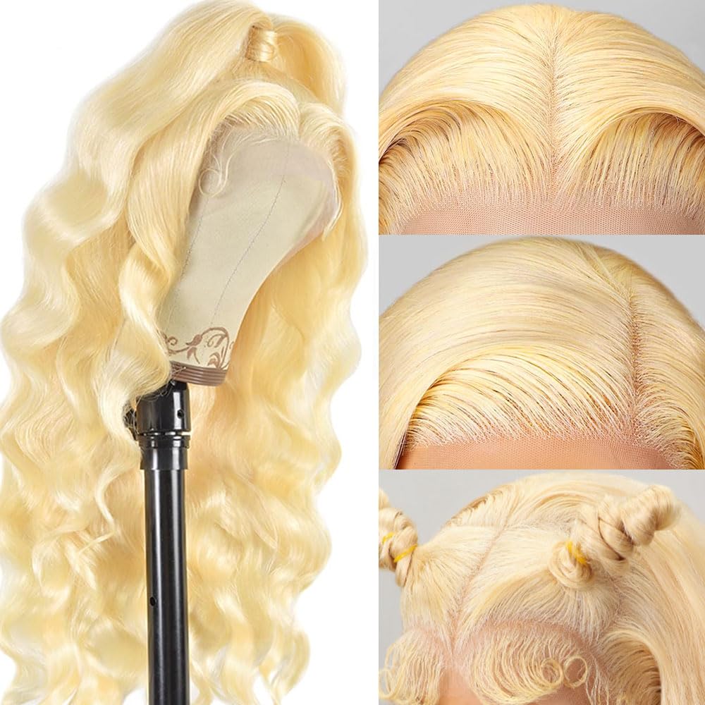 Human Hair Lace Front Wig with 13x6 HD Lace, Body Wave, 250 Density