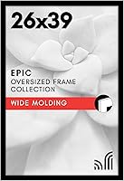 Vista 59 de Americanflat - Marco para cuadro de 16x20 con plexiglás pulido - Marcos anchos para cuadros fabricados en madera de ingeniería para exhibición