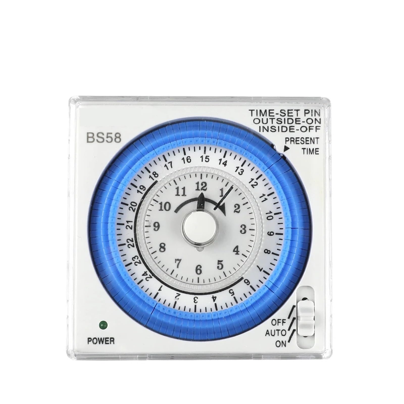 Mini Timer Meccanico, con 96 Volte di accensione/spegnimento al Giorno. unità di impostazione Minima 15 Minuti (Size : 110V)
