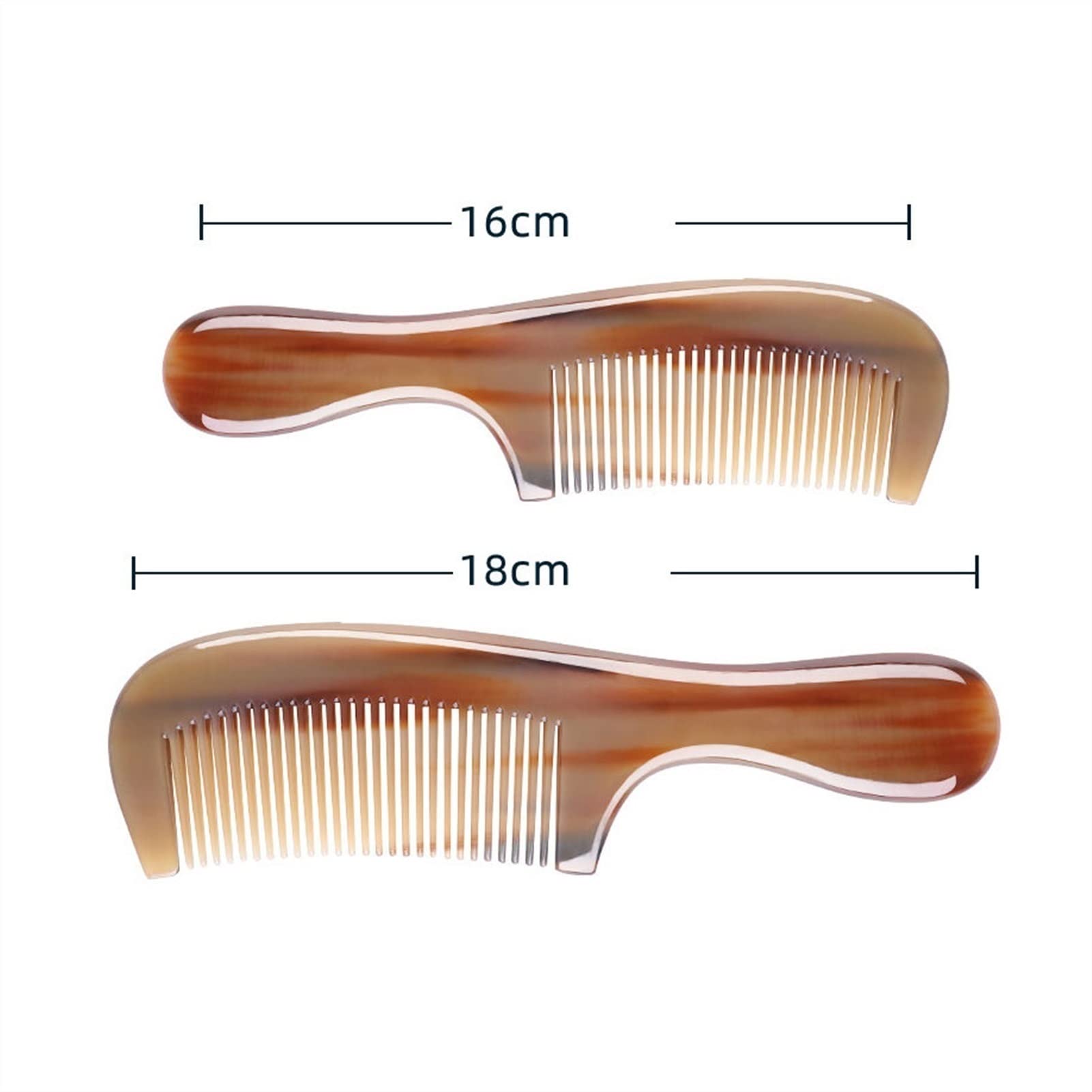Pettine da Barbiere Set di pettini professionali for parrucchieri da 2 pezzi Spazzola for capelli pettine for tutti i tipi e stili di capelli Pettine per Capelli da Viaggio