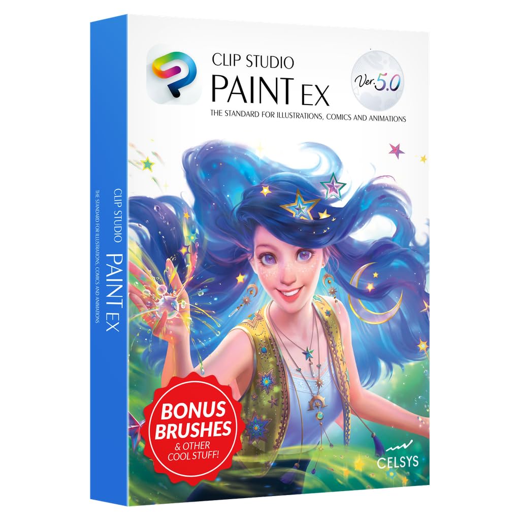 CLIP STUDIO PAINT EX – Version 5 | Dauerlizenz | für Windows und macOS