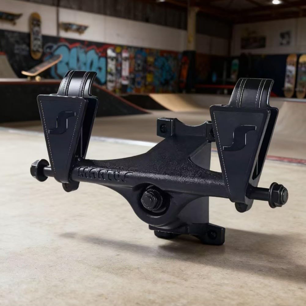 EasyByMall Estante de almacenamiento de pared para snowboard, soporte de tablero de esquí ABS para exhibición de garaje, organizador vertical que ahorra espacio