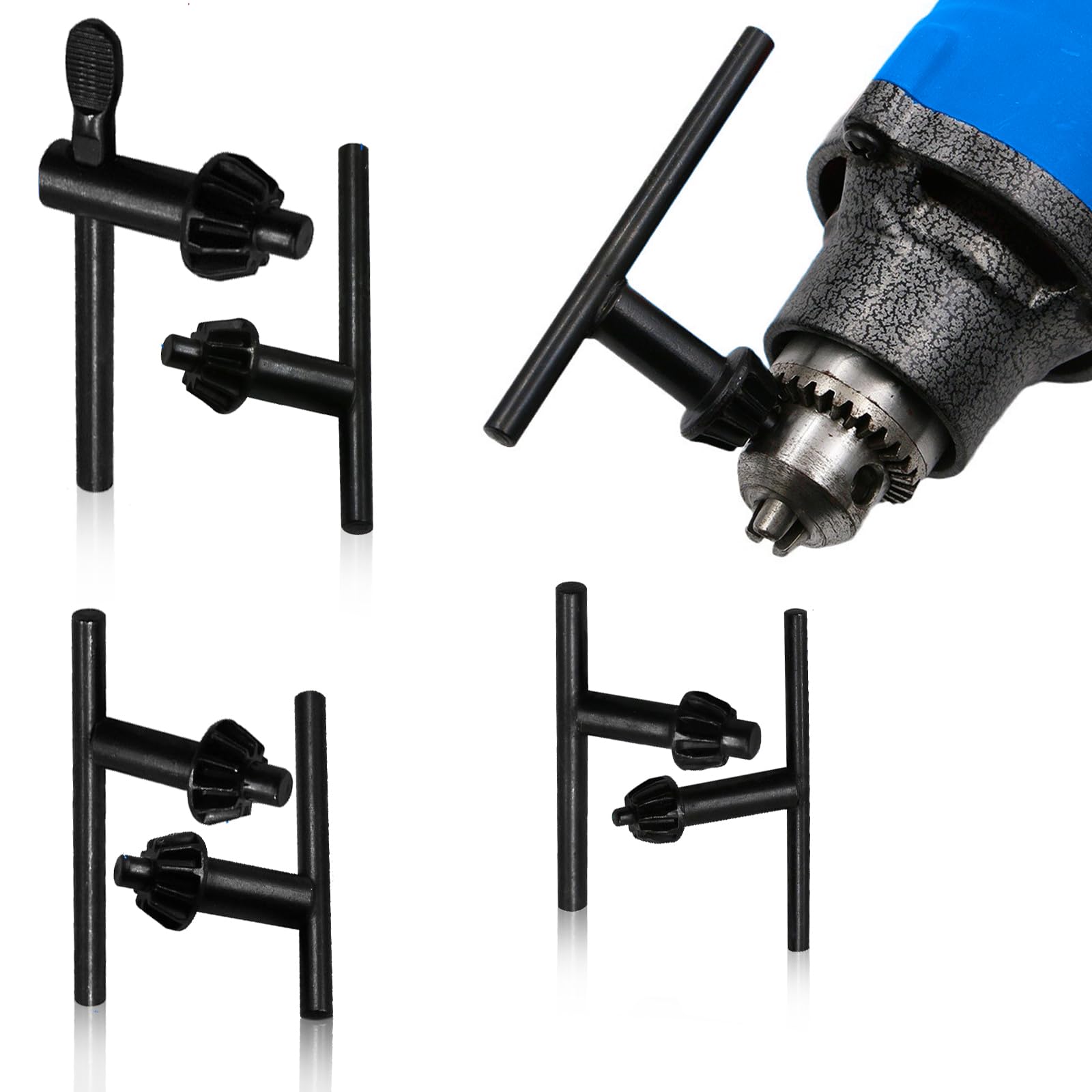 Clé à Mandrin pour Perceuse, Clé de Serrage Mandrin Perceuse Clef de Mandrin Perceuse à Colonne Mandrin de Perceuse Sans Universelle Clef Mandrin Perceuse pour ø4/6/10/13/16/20mm Clé à Mandrin pour Perceuse, Clé de Serrage Mandrin Perceuse Clef de Mandrin Perceuse à Colonne Mandrin de Perceuse Sans Universelle Clef Mandrin Perceuse pour ø4/6/10/13/16/20mm