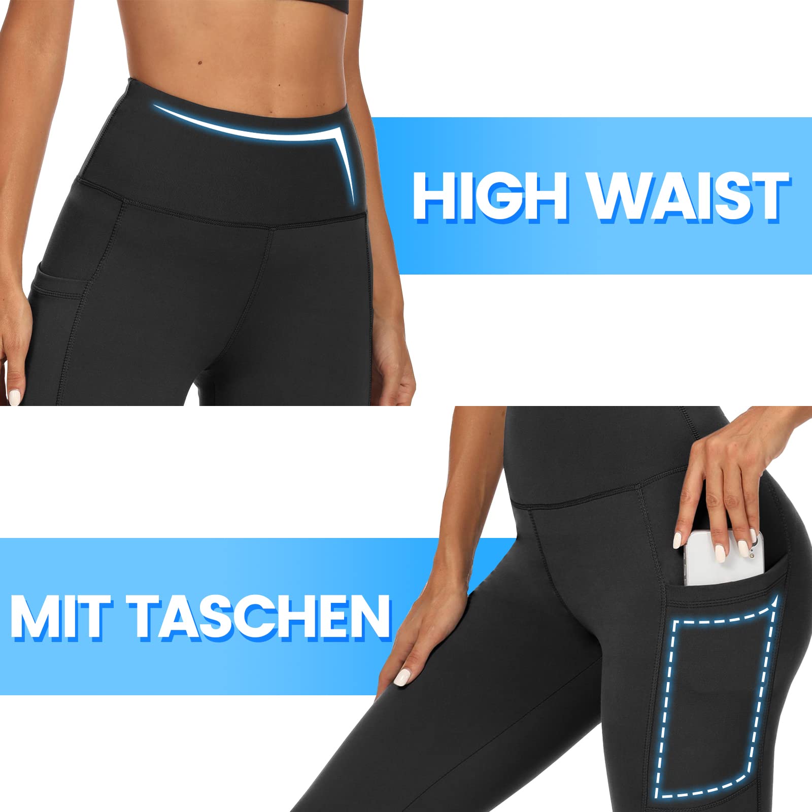 DDOBB Cortos Shorts Mujer Hot Pant Deporte Cintura Alta Ciclismo Push Up